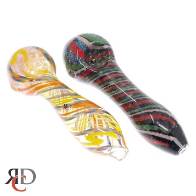 GLASS PIPE ART MIX COLOR GP4083 1CT GLASS PIPE ART MIX COLOR GP4083 1CT
